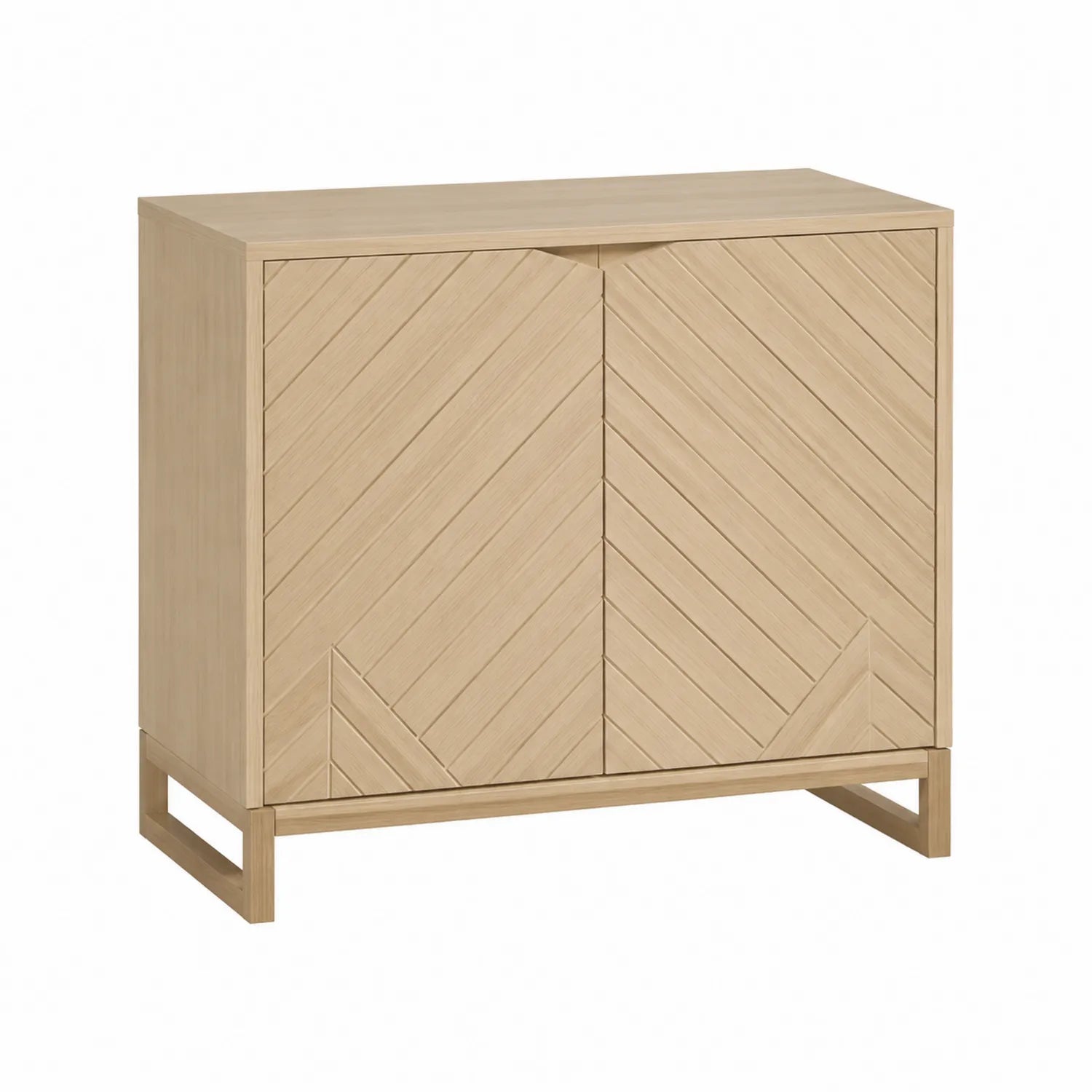Buffet en bois d'ingénierie naturel 100x40x90 cm